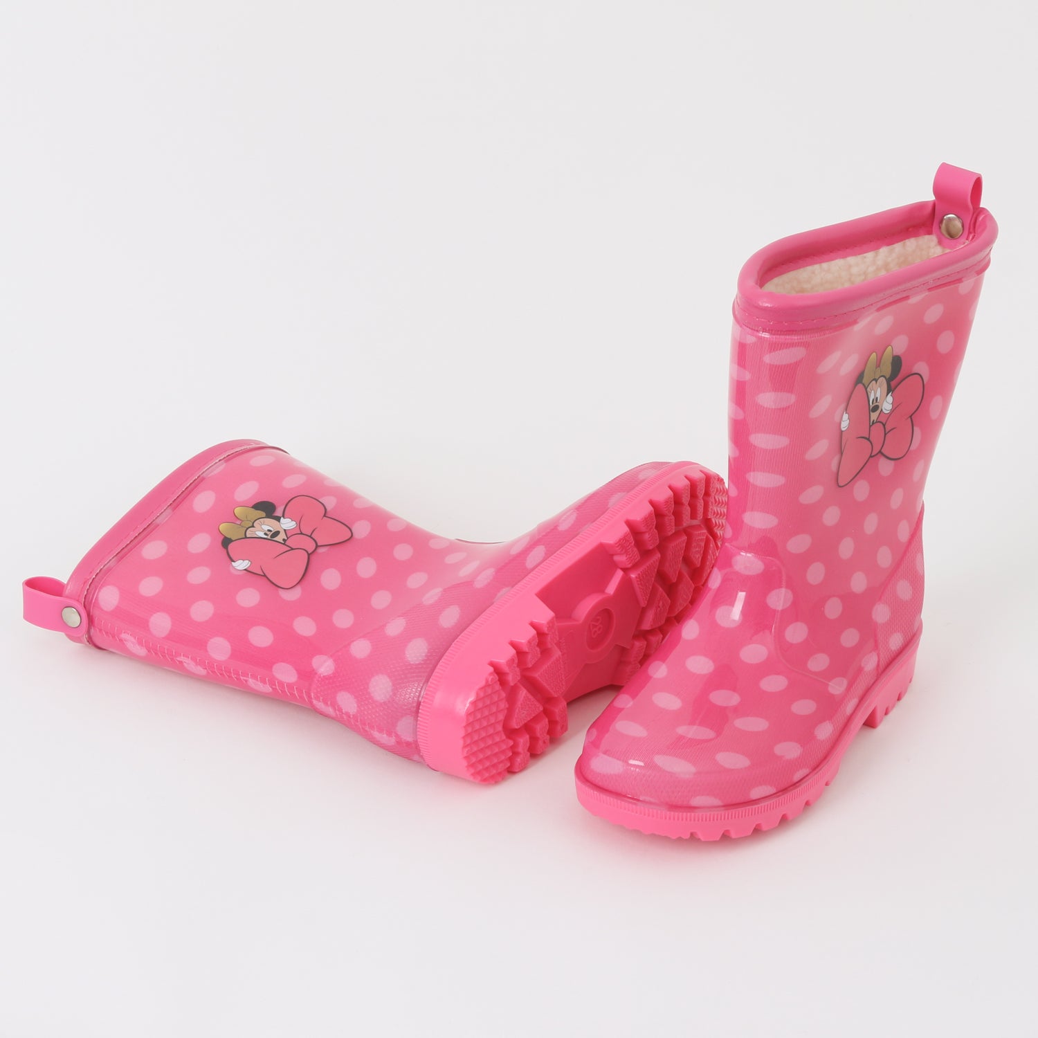 Bota de Agua Niña Cinta Minnie Rosado Disney - Botas y Botines Chile | The Brands Club cl