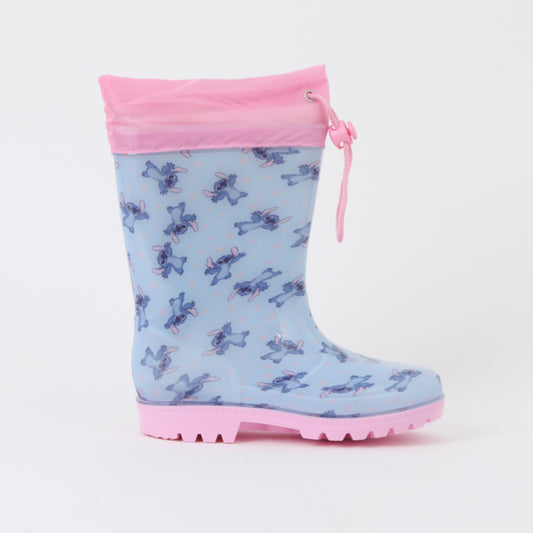 Bota de Agua Niña Full Print Lilo & Stitch Celeste Disney - Botas y Botines Chile | The Brands Club cl