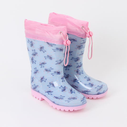 Bota de Agua Niña Full Print Lilo & Stitch Celeste Disney - Botas y Botines Chile | The Brands Club cl