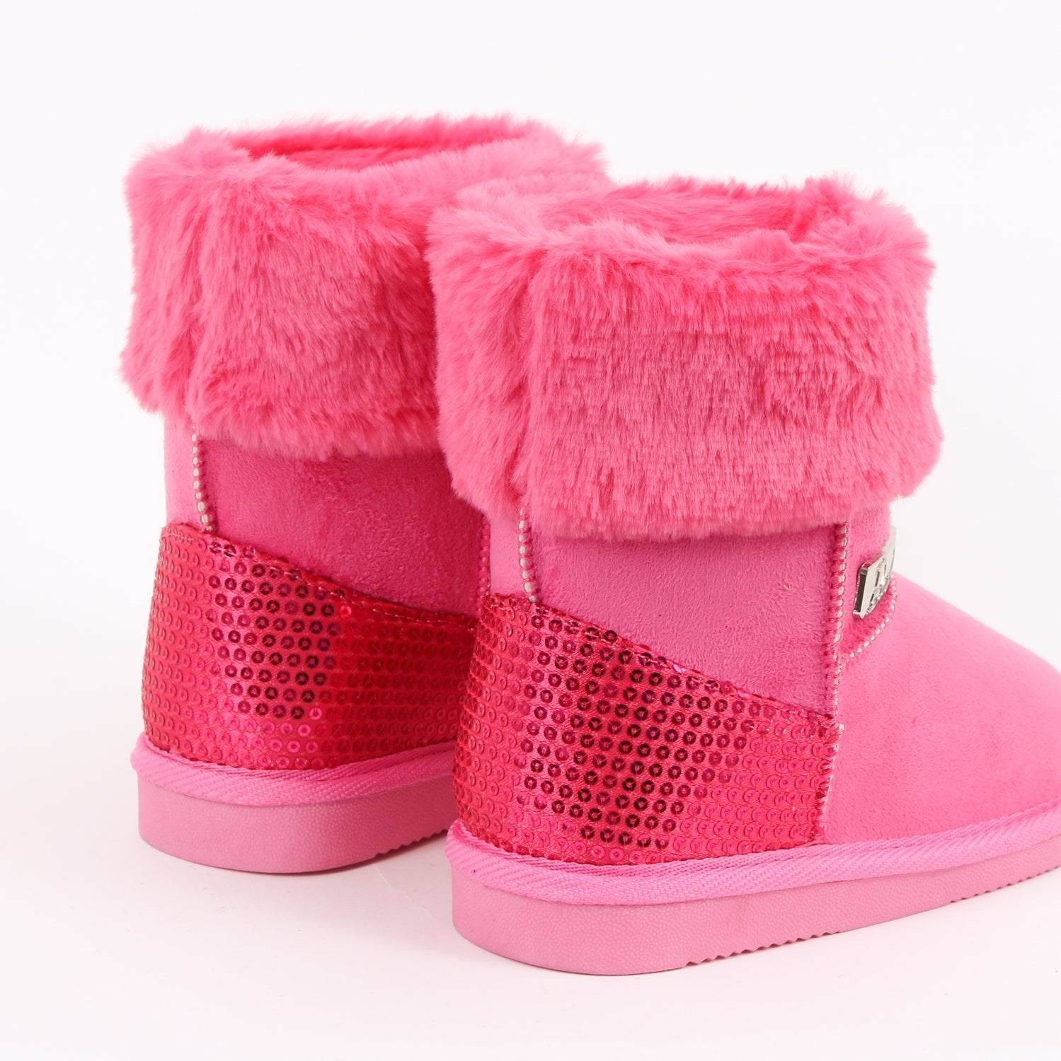 Bota Niña Chiporro Lentejuelas Rosado Barbie - Botas y Botines Chile | The Brands Club cl