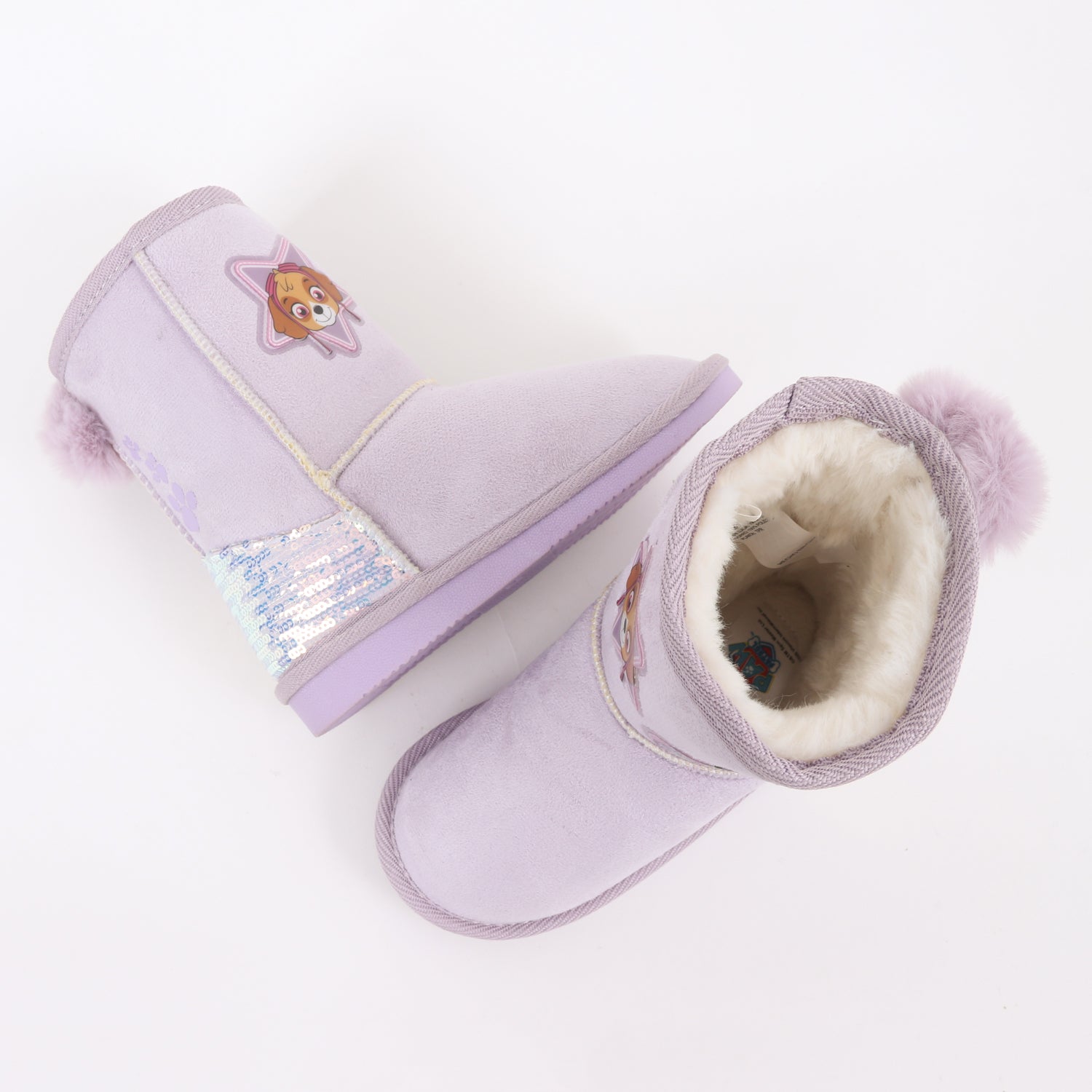 Bota Niña Chiporro Lentejuelas Skye Morado Paw Patrol - Botas y Botines Chile | The Brands Club cl