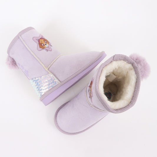 Bota Niña Chiporro Lentejuelas Skye Morado Paw Patrol - Botas y Botines Chile | The Brands Club cl