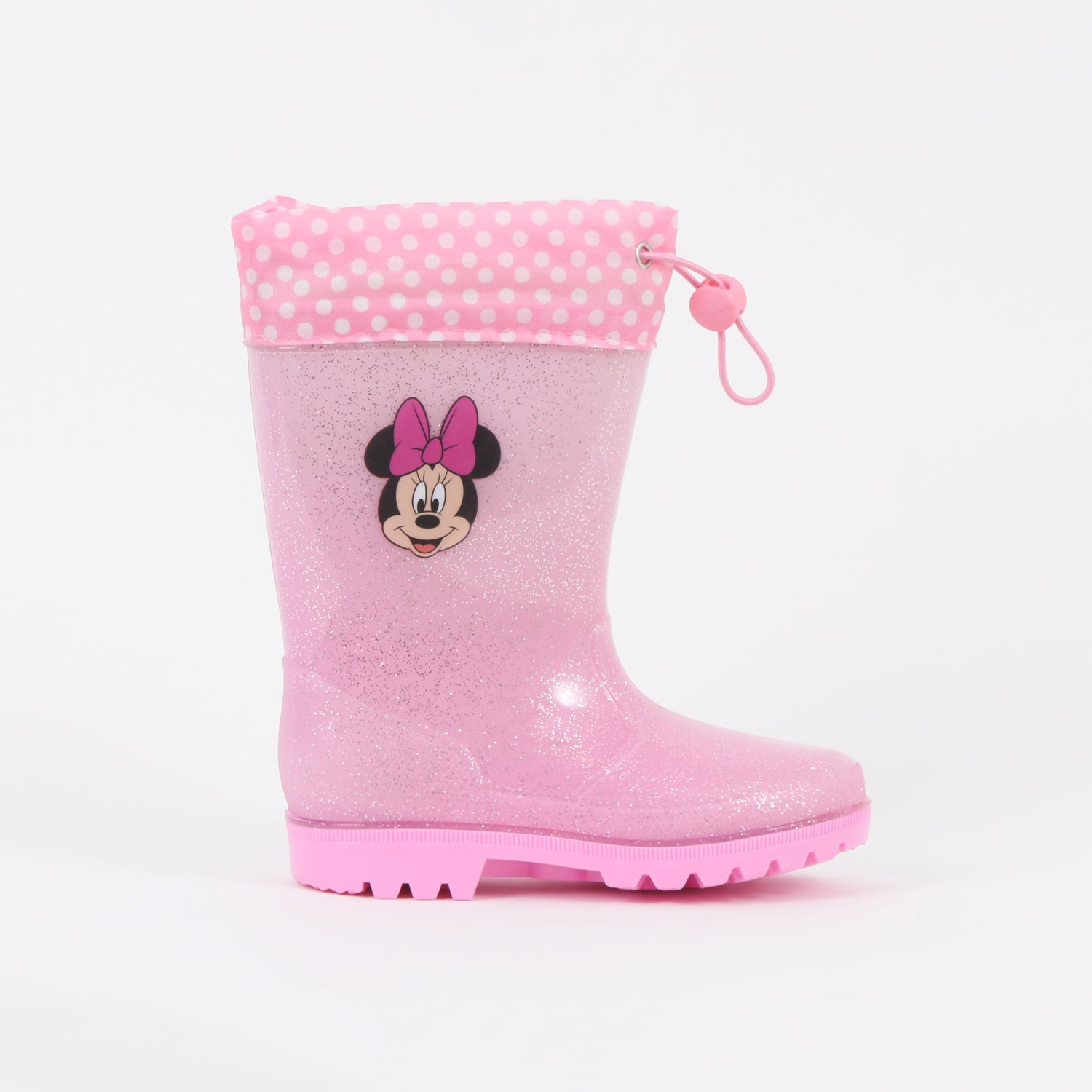 Bota de Agua Niña Lunares Minnie Rosado Disney - Botas y Botines Chile | The Brands Club cl