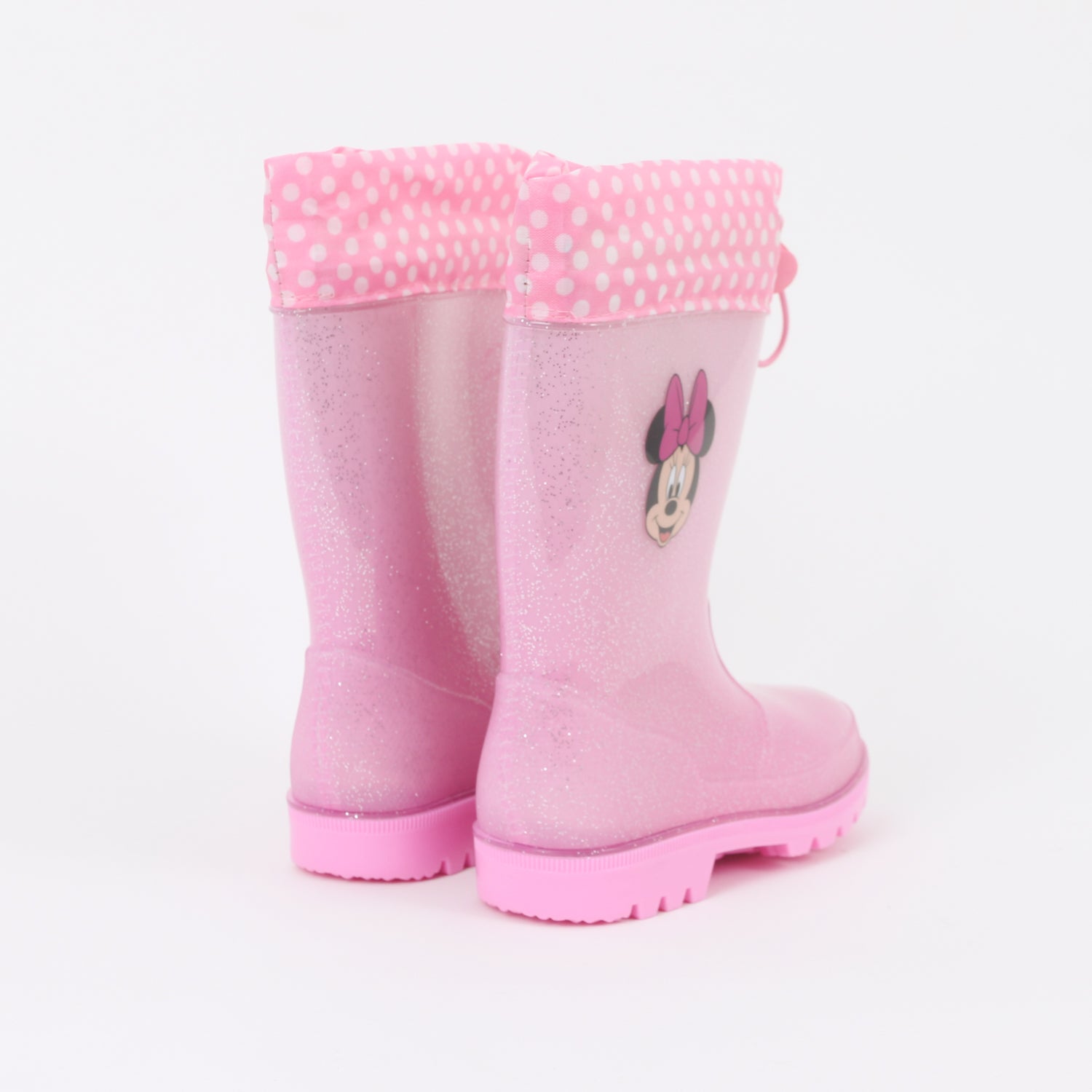 Bota de Agua Niña Lunares Minnie Rosado Disney - Botas y Botines Chile | The Brands Club cl