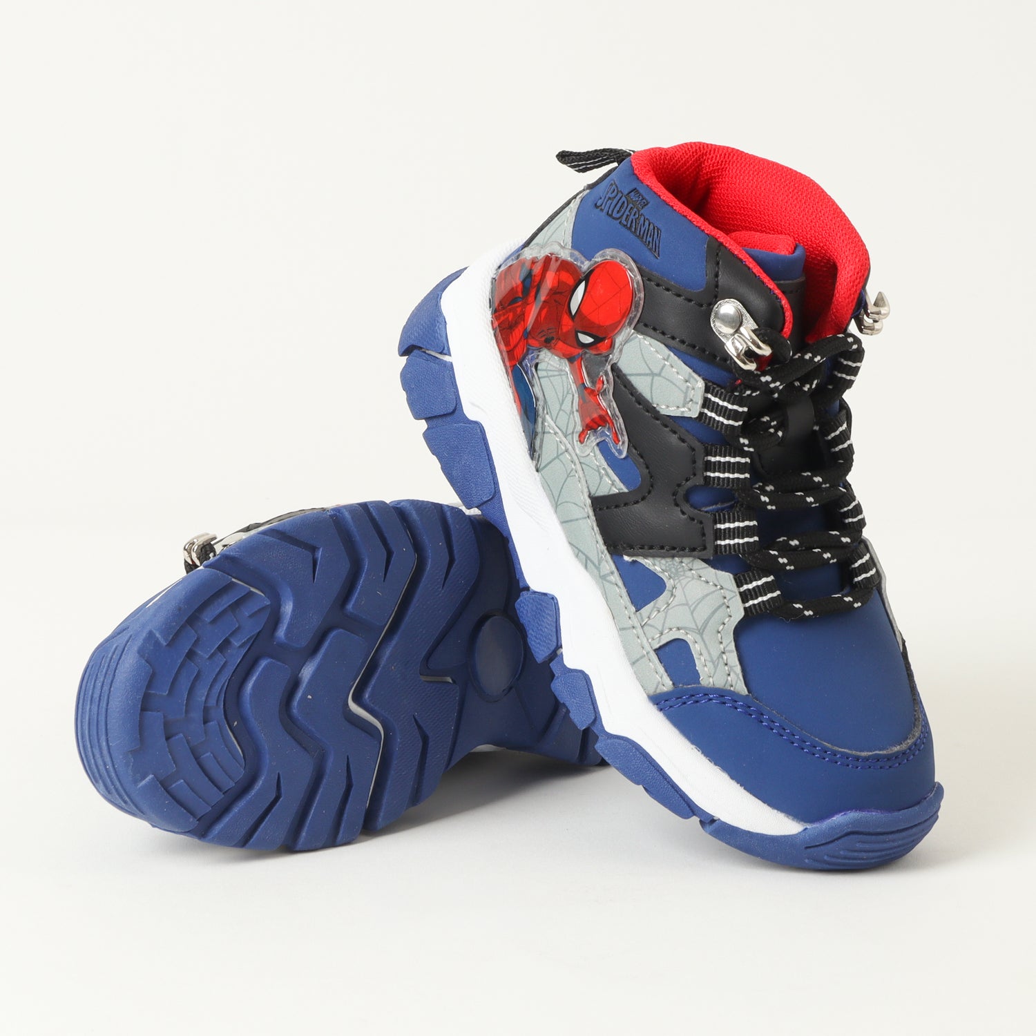 Botin Trekking Niño Spiderman Pose Azul Marvel