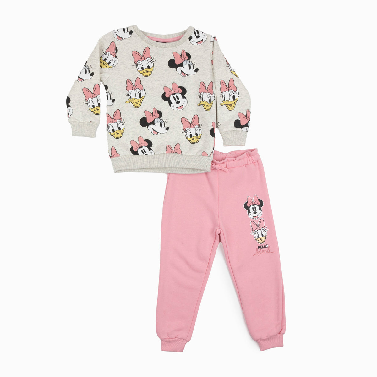 Buzo Niña Full Print Minnie Rosado Disney