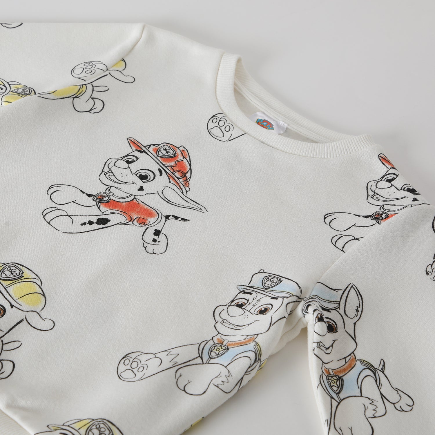 Buzo Niño Personajes Blanco Paw Patrol
