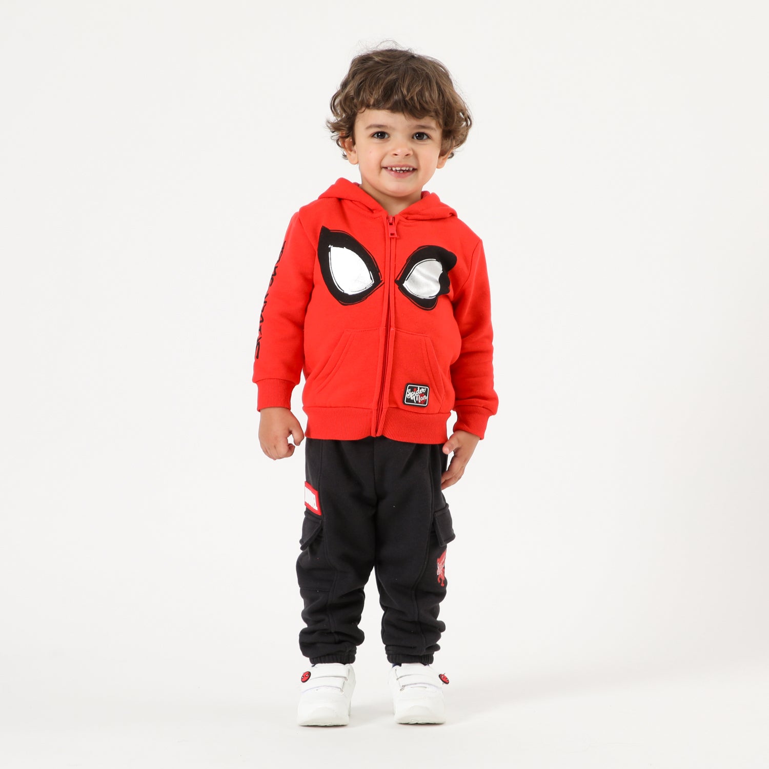 Buzo Niño Spiderman Mascara Rojo Marvel