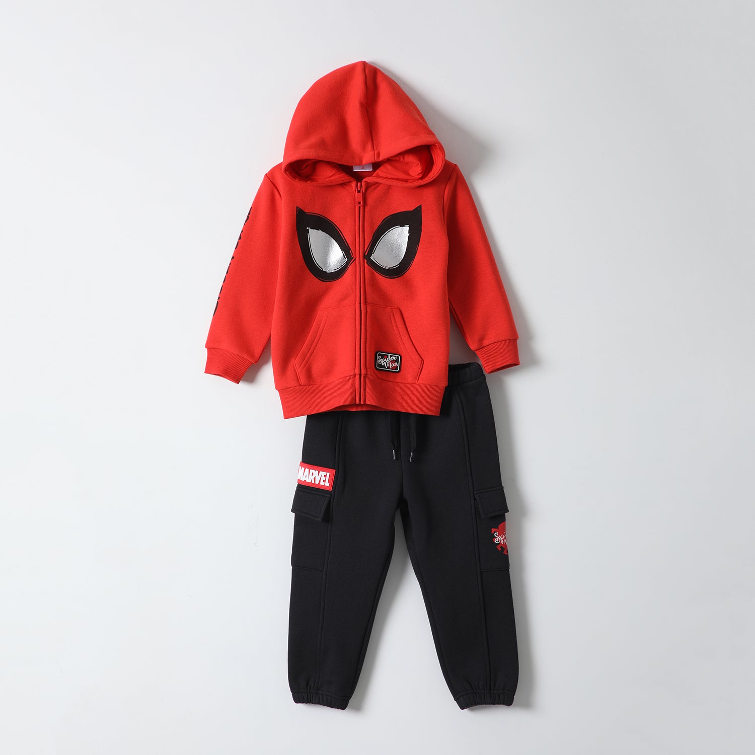 Buzo Niño Spiderman Mascara Rojo Marvel