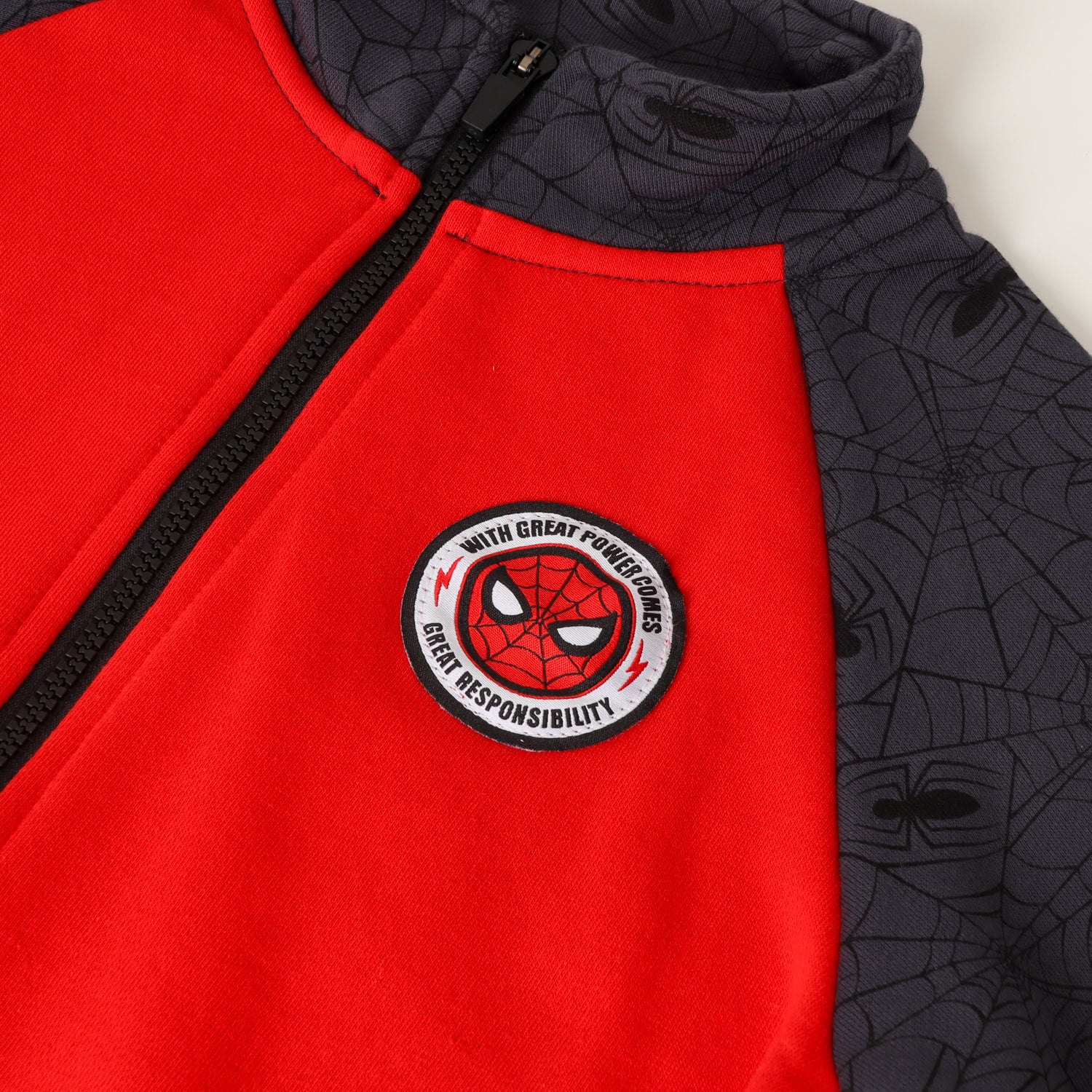Buzo Niño Spiderman Aracnido Rojo Marvel