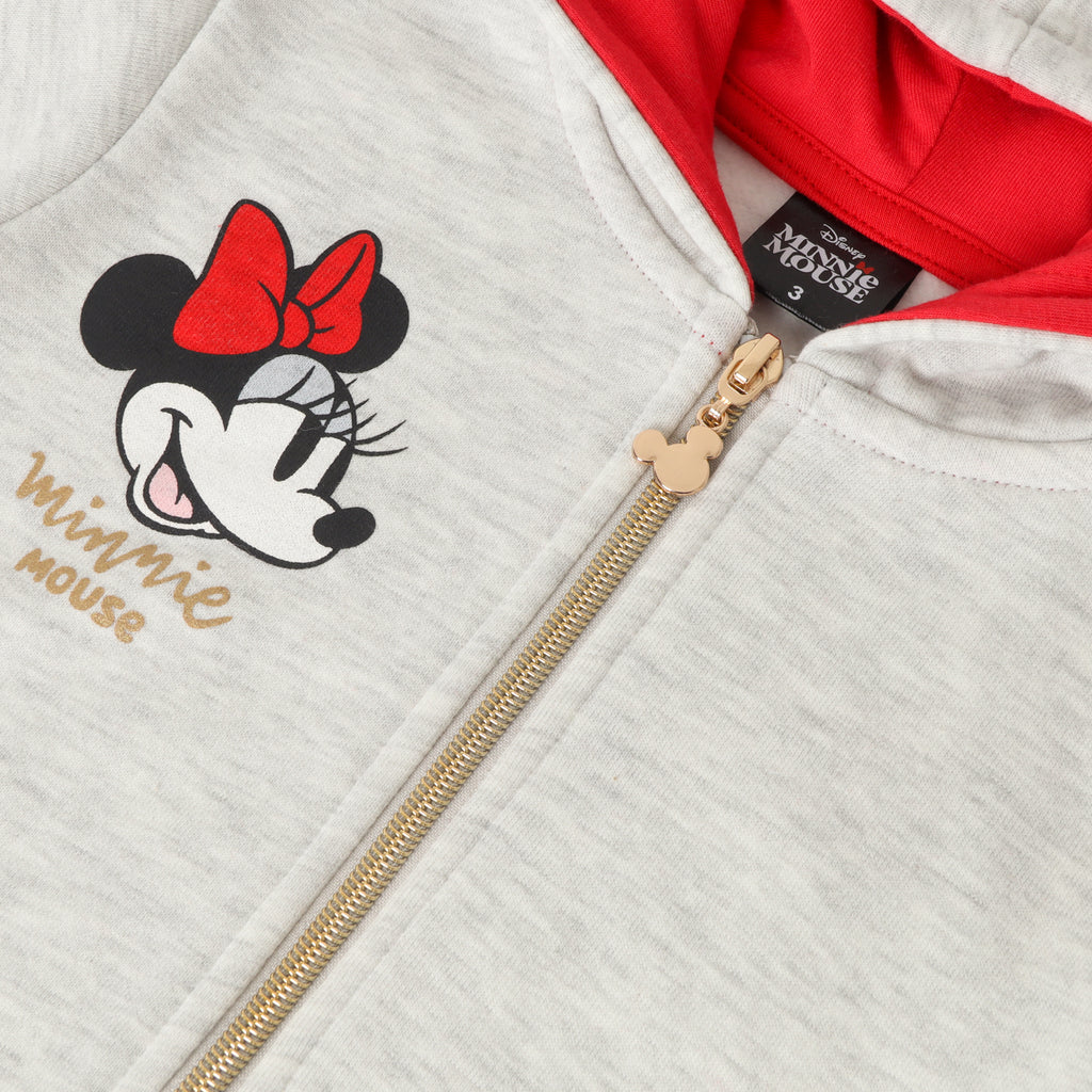 Buzo Niña Minnie Dream Gris Disney