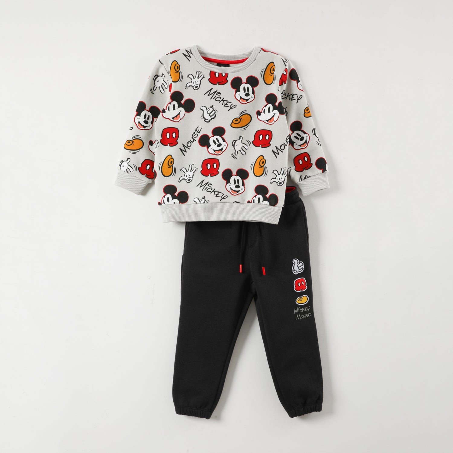 Buzo Niño Mickey Parts  Gris Disney