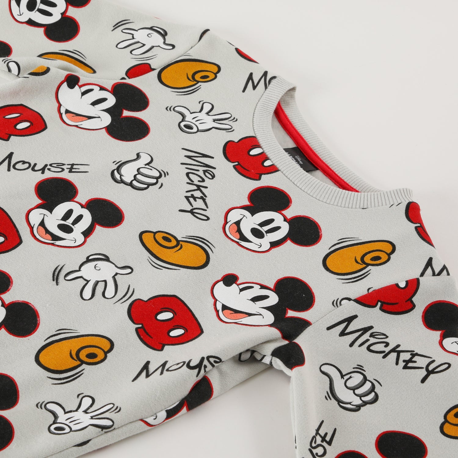 Buzo Niño Mickey Parts  Gris Disney