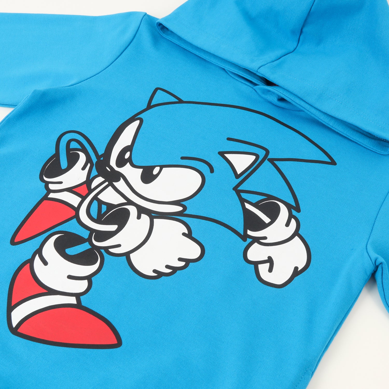 Conjunto Buzo Niño Running Azul Sonic