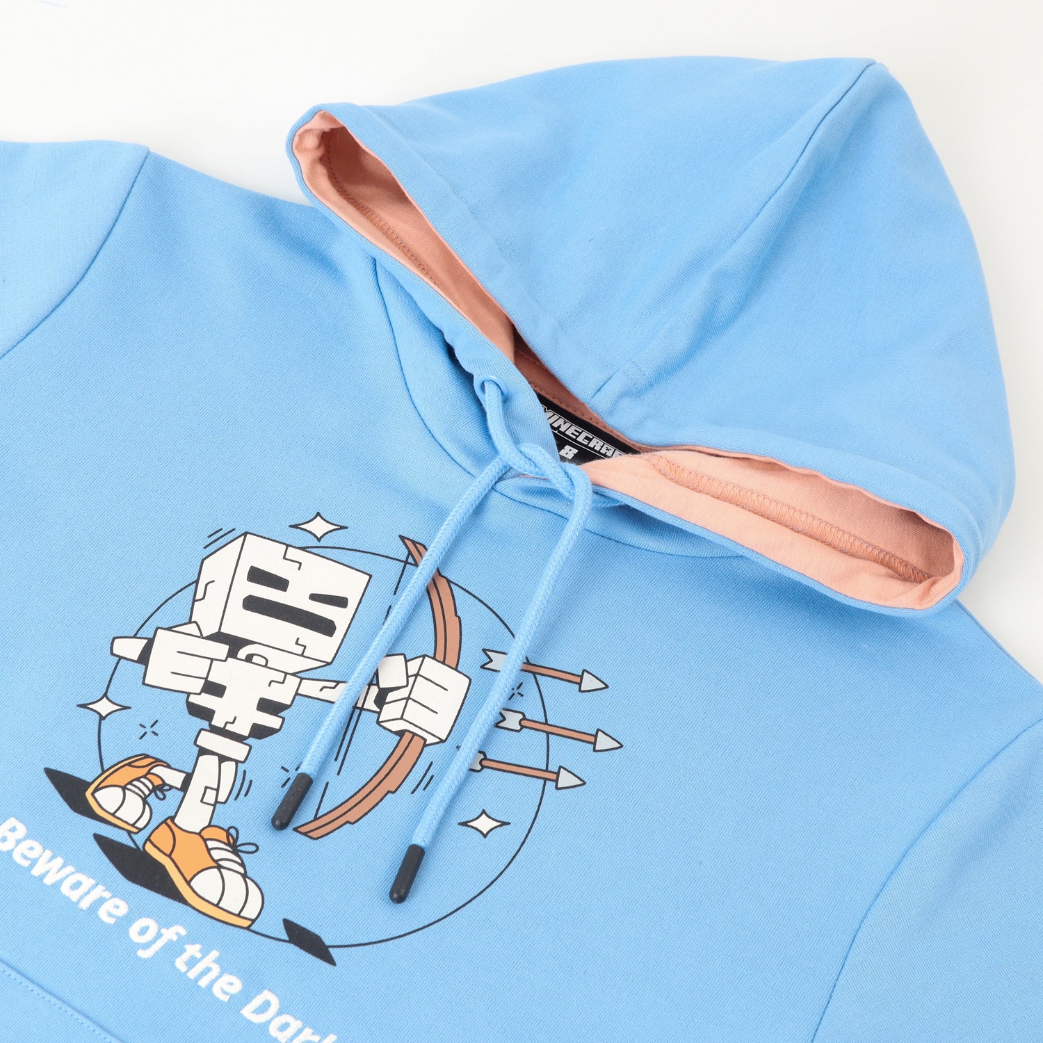 Conjunto Buzo Niño Esqueleto Azul Minecraft