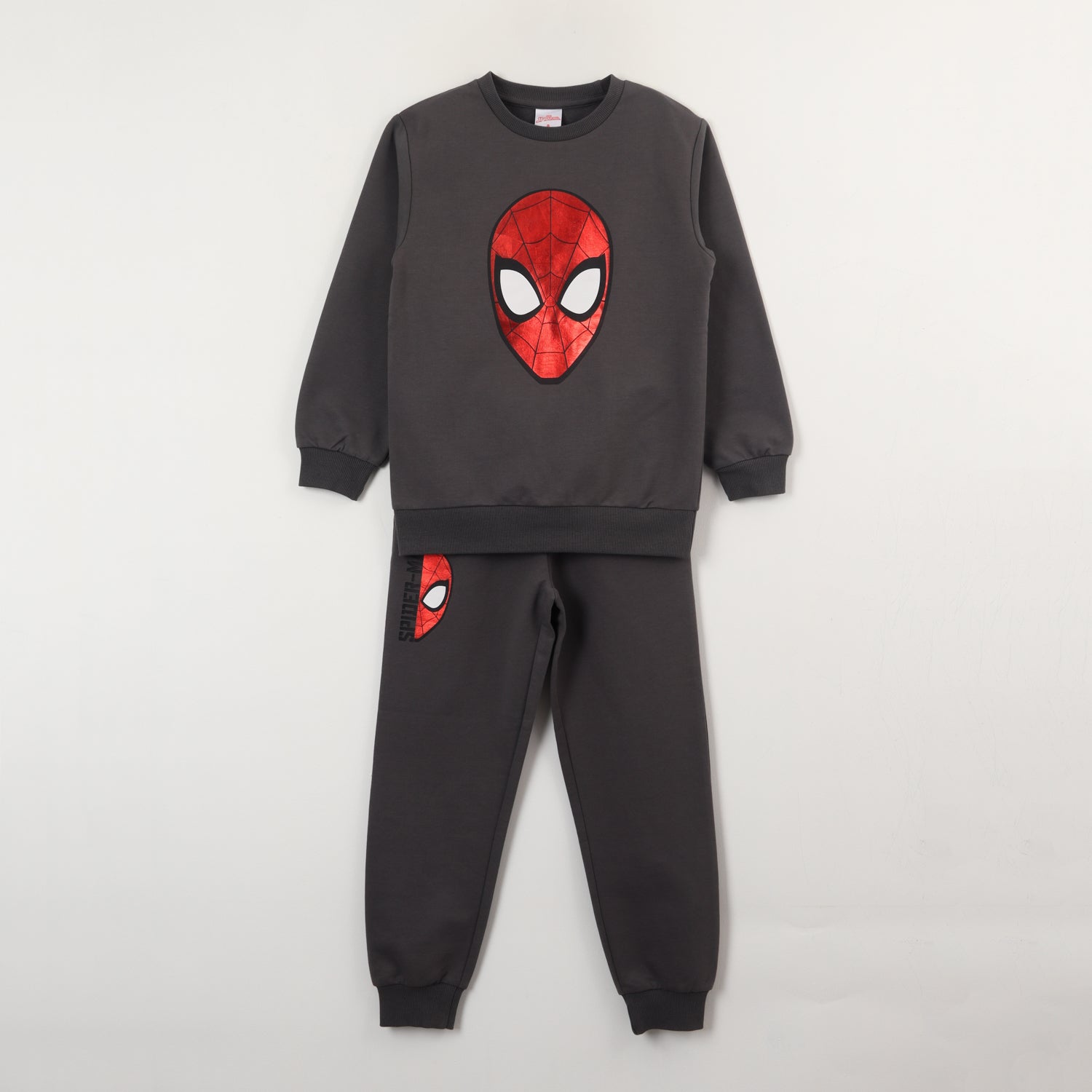 Conjunto Buzo Niño Spiderman Mascara Gris Marvel