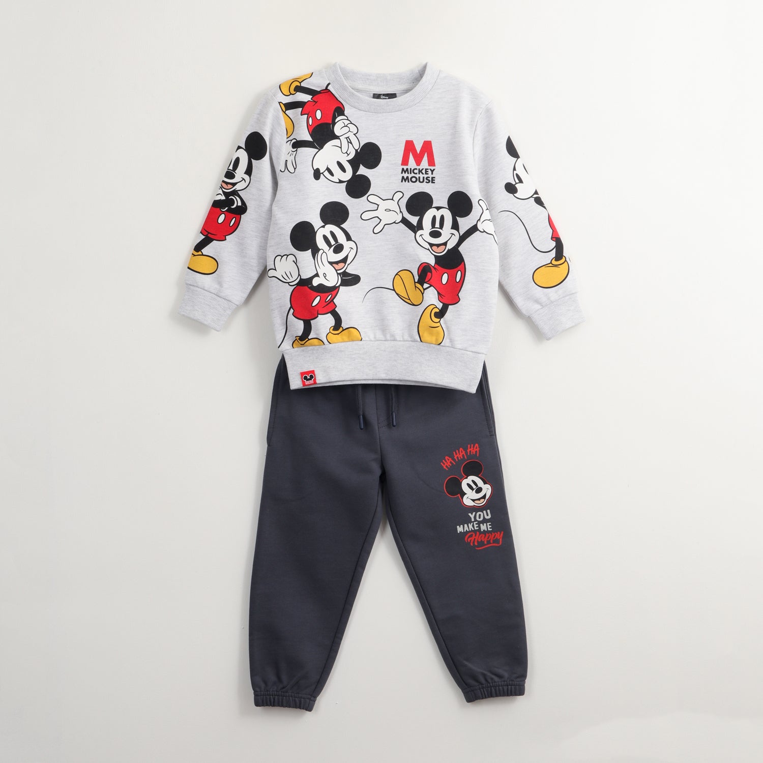 Conjunto Buzo Niño Mickey You Make Me Gris Disney