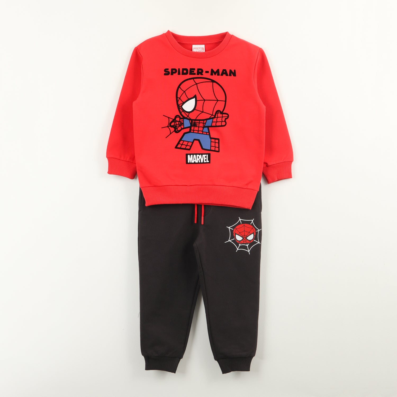 Conjunto Buzo Niño Spiderman Cobweb Rojo Marvel