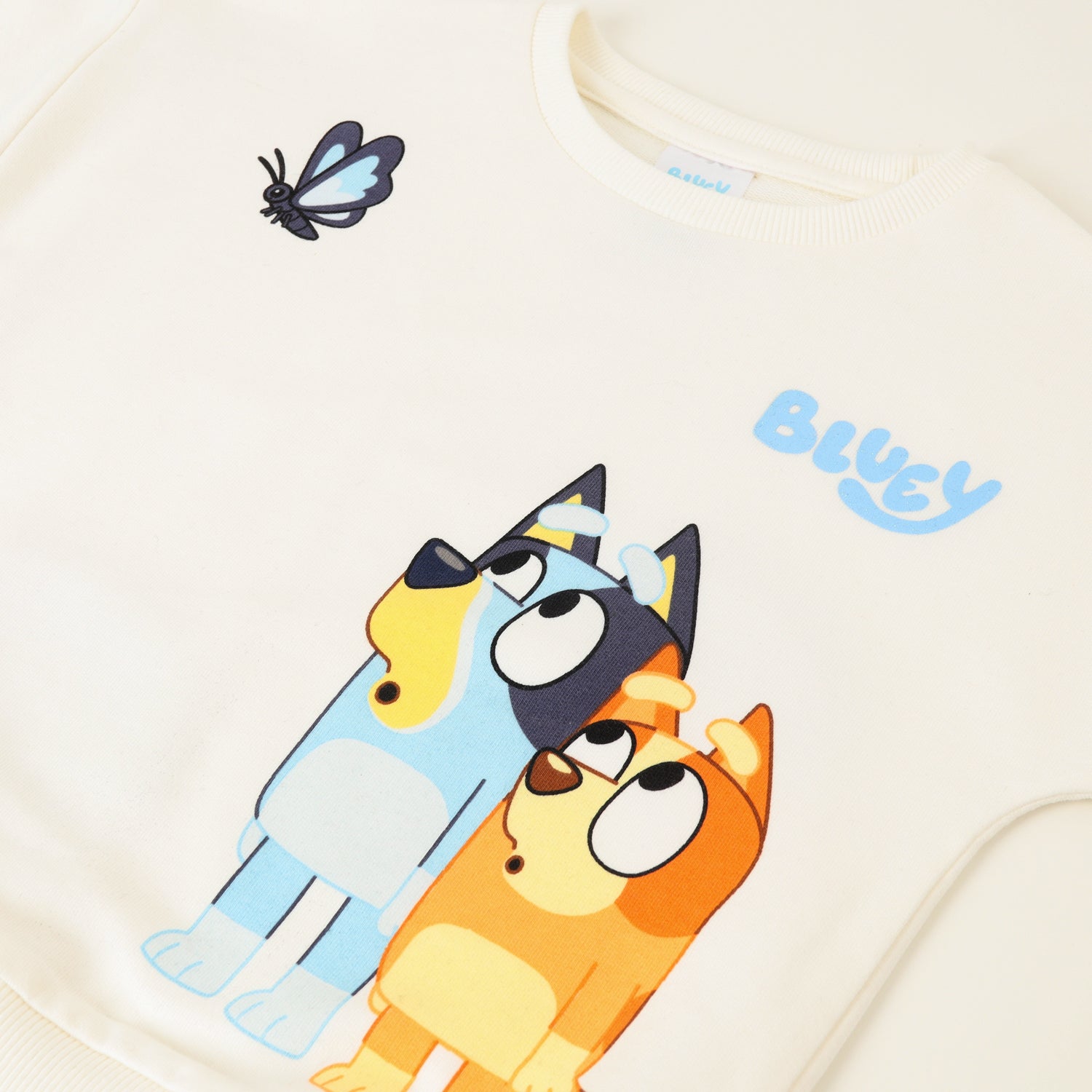 Conjunto Buzo Niña Butterfly Beige Bingo Y Bluey