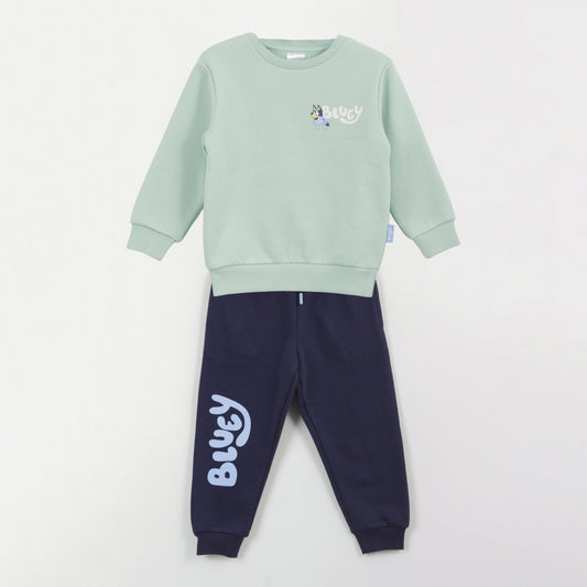 Conjunto Buzo Niño Back Print Lets Have Fun Verde Bluey - Buzos Chile | The Brands Club cl