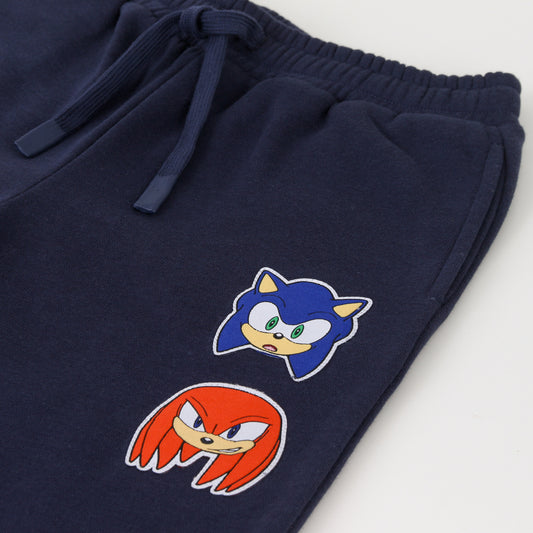 Conjunto Buzo Niño Full Print Sonic & Nuckles Beige Sonic - Buzos Chile | The Brands Club cl