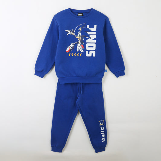 Conjunto Buzo Niño Sonic en Acción Azul Sonic - Buzos Chile | The Brands Club cl