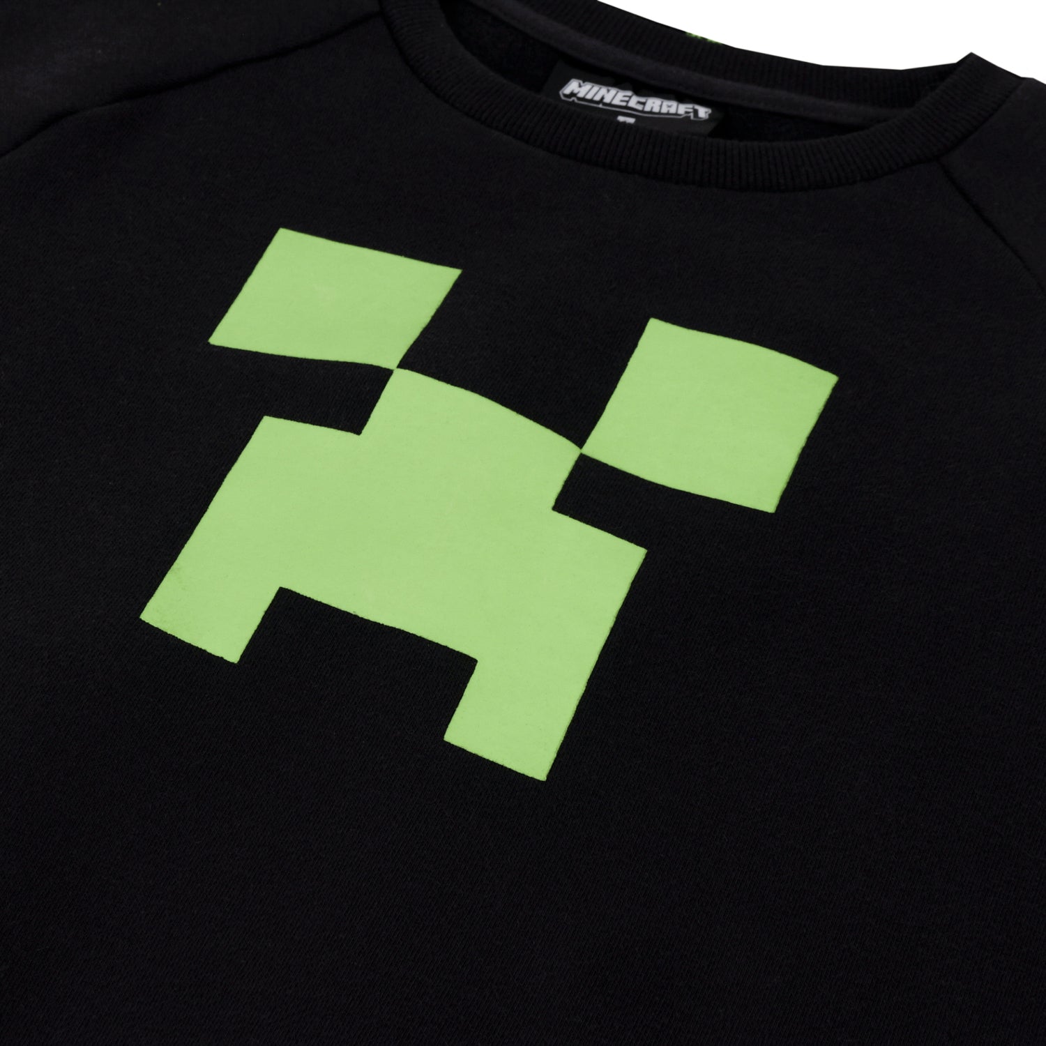 Conjunto Buzo Niño Creeper Face Negro Minecraft - Buzos Chile | The Brands Club cl