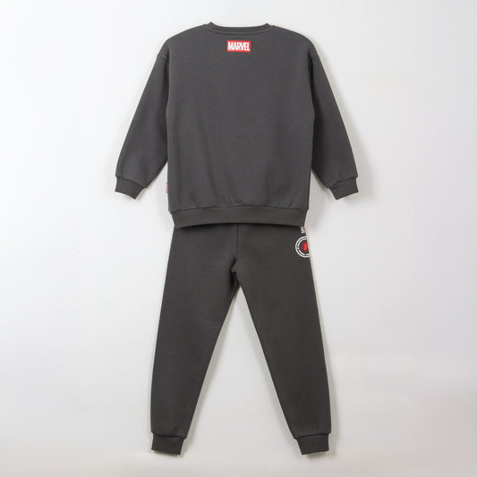 Conjunto Buzo Niño Spiderman Face Gris Marvel - Buzos Chile | The Brands Club cl