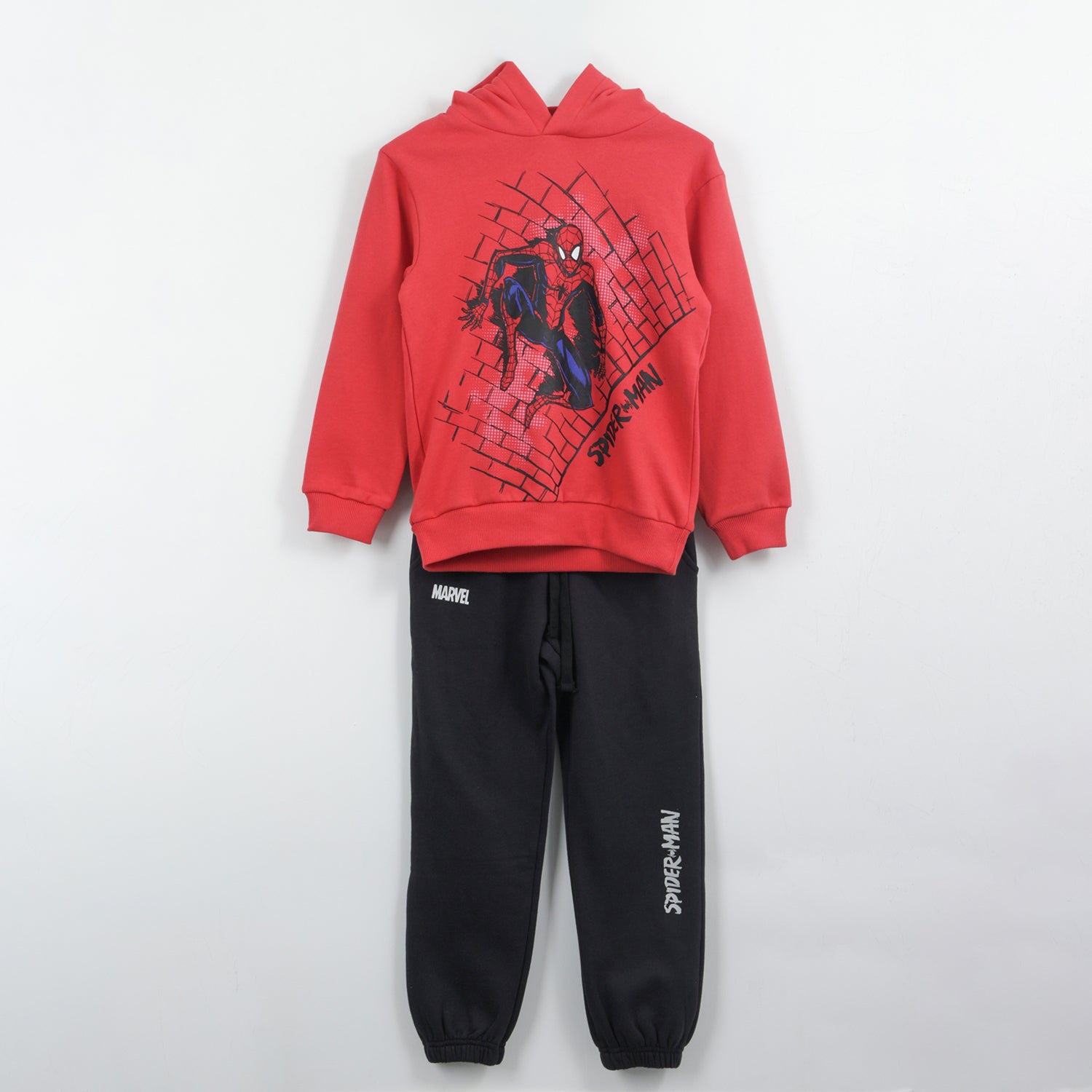 Conjunto Buzo Niño Spiderman On Wall Rojo Marvel - Buzos Chile | The Brands Club cl