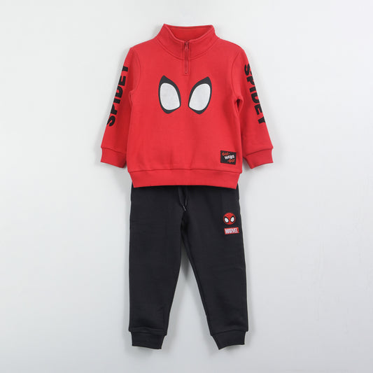 Conjunto Buzo Niño Print Spiderman Ojos Rojo Marvel - Buzos Chile | The Brands Club cl