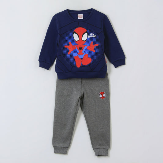 Conjunto Buzo Niño Print Go Spidey Azul Marvel - Buzos Chile | The Brands Club cl