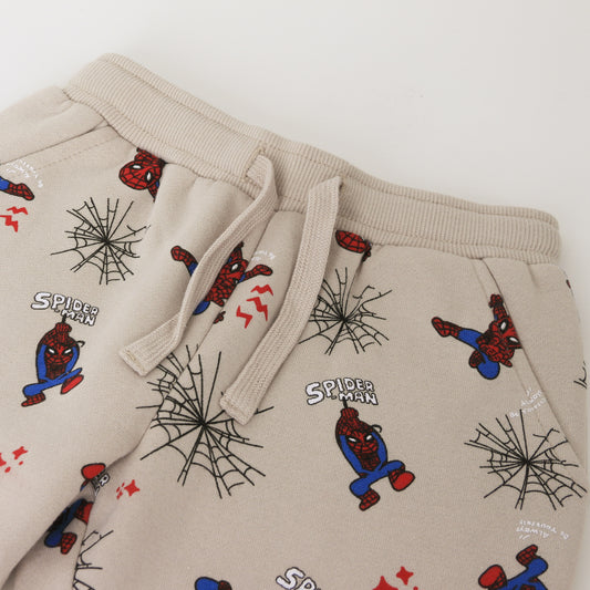 Conjunto Buzo Niño Full Print Spiderman Beige Marvel - Buzos Chile | The Brands Club cl