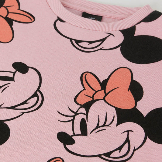 Conjunto Buzo Niña Print Minnie Rosado Disney - Buzos Chile | The Brands Club cl