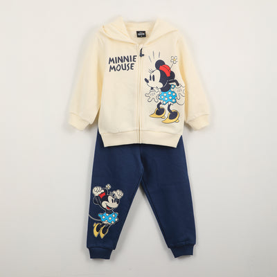 Conjunto Buzo Niña Minnie Mouse Blanco Disney