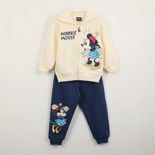 Conjunto Buzo Niña Minnie Mouse Blanco Disney - Buzos Chile | The Brands Club cl