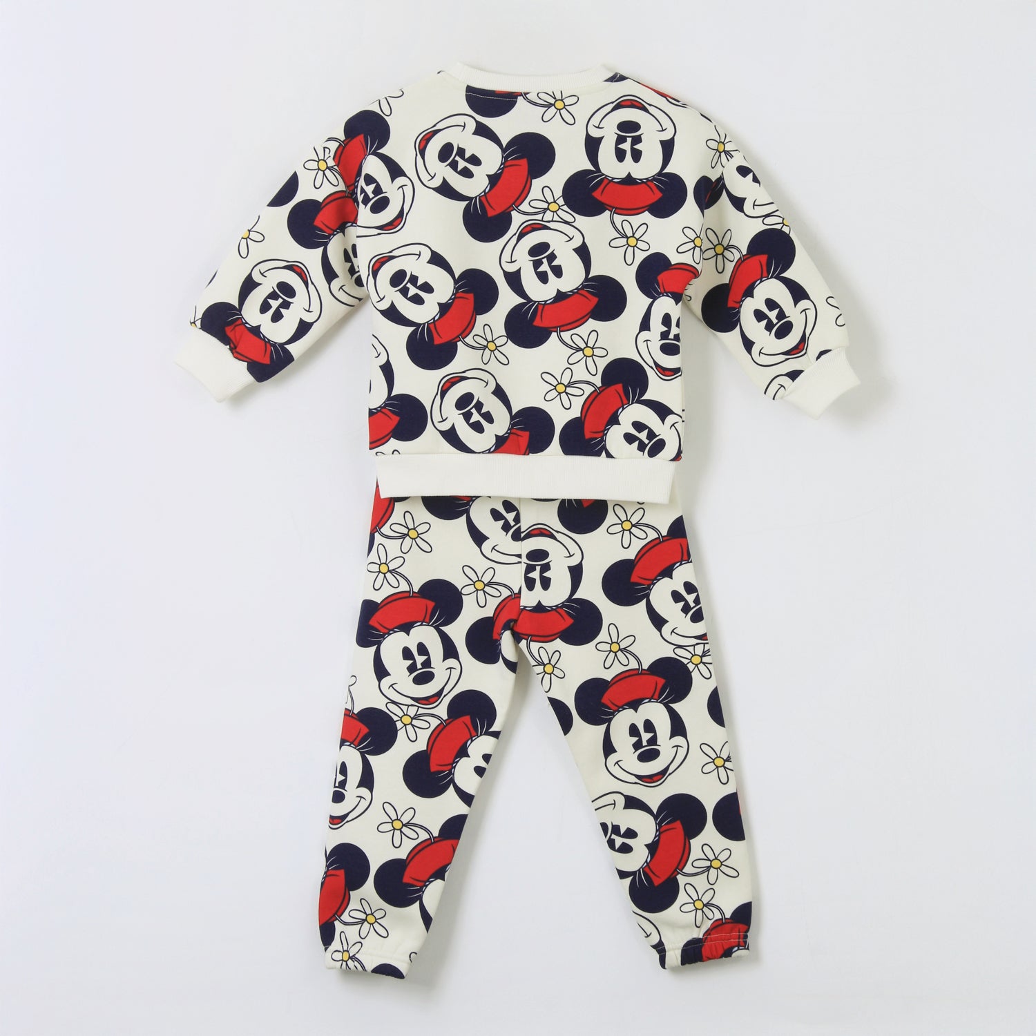 Conjunto Buzo Niña Full Print Minnie Mouse Blanco Disney - Buzos Chile | The Brands Club cl