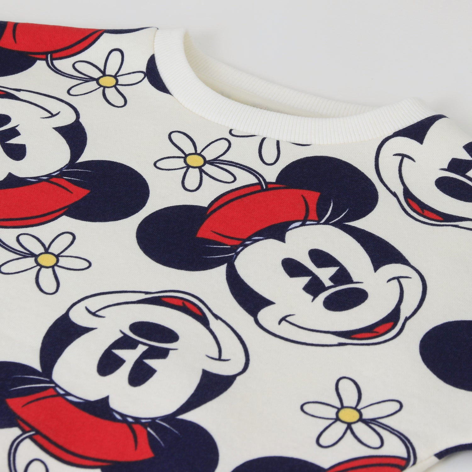 Conjunto Buzo Niña Full Print Minnie Mouse Blanco Disney - Buzos Chile | The Brands Club cl