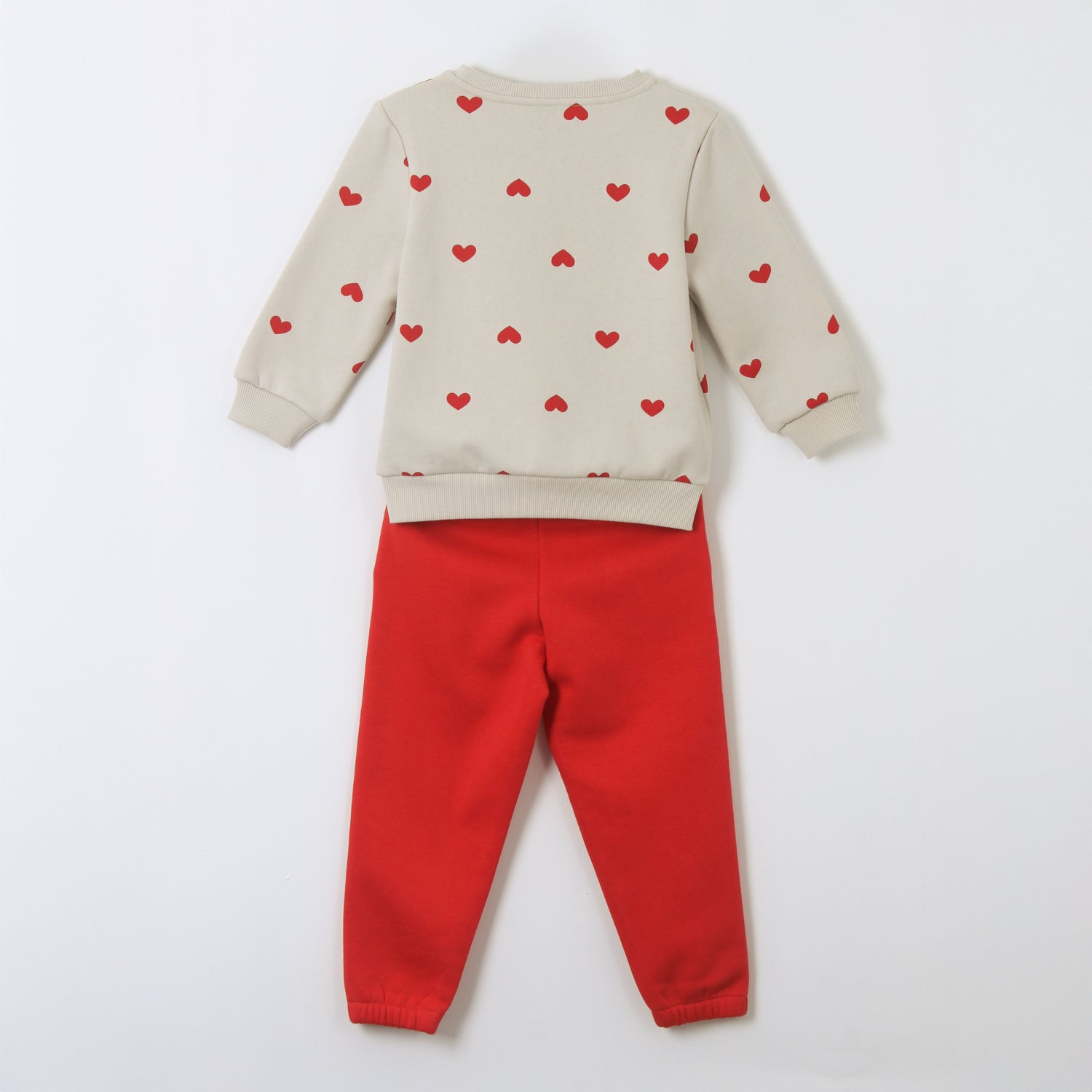 Conjunto Buzo Niña Print Corazones Minnie Blanco Disney - Buzos Chile | The Brands Club cl