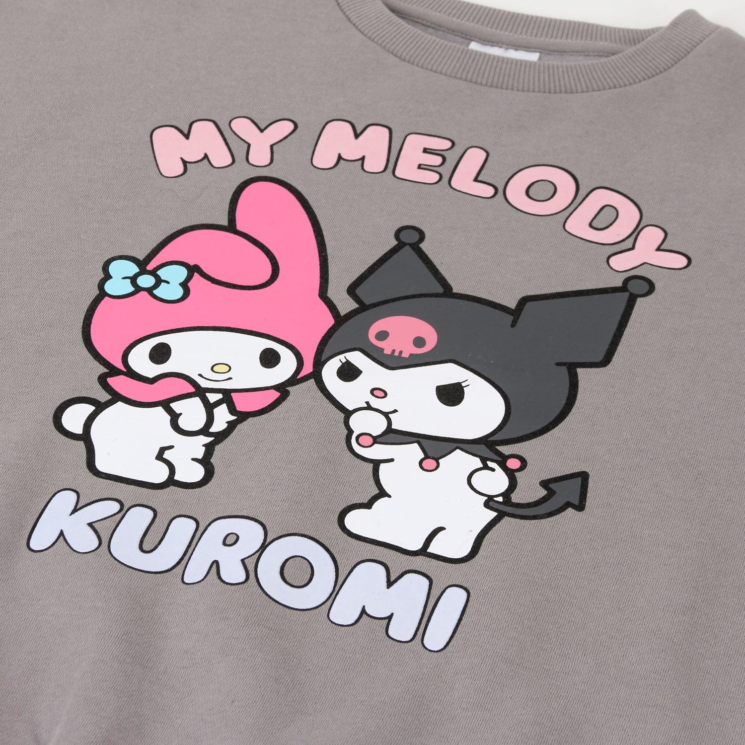 Conjunto Buzo Niña My Melody & Kuromi Gris Hello Kitty - Buzos Chile | The Brands Club cl