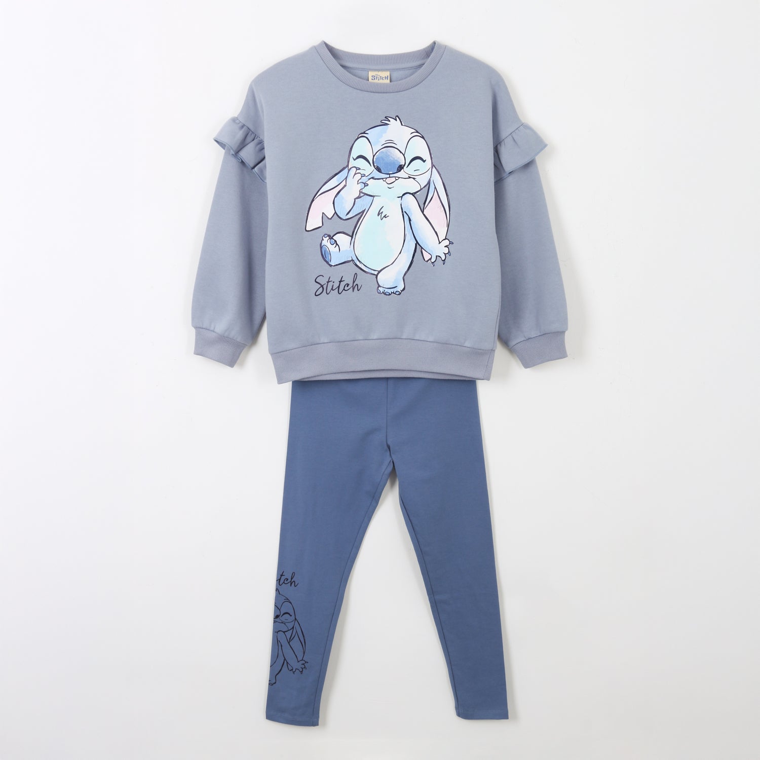 Conjunto de Buzo Niña Lilo & Stitch Smile Celeste Disney - Buzos Chile | The Brands Club cl