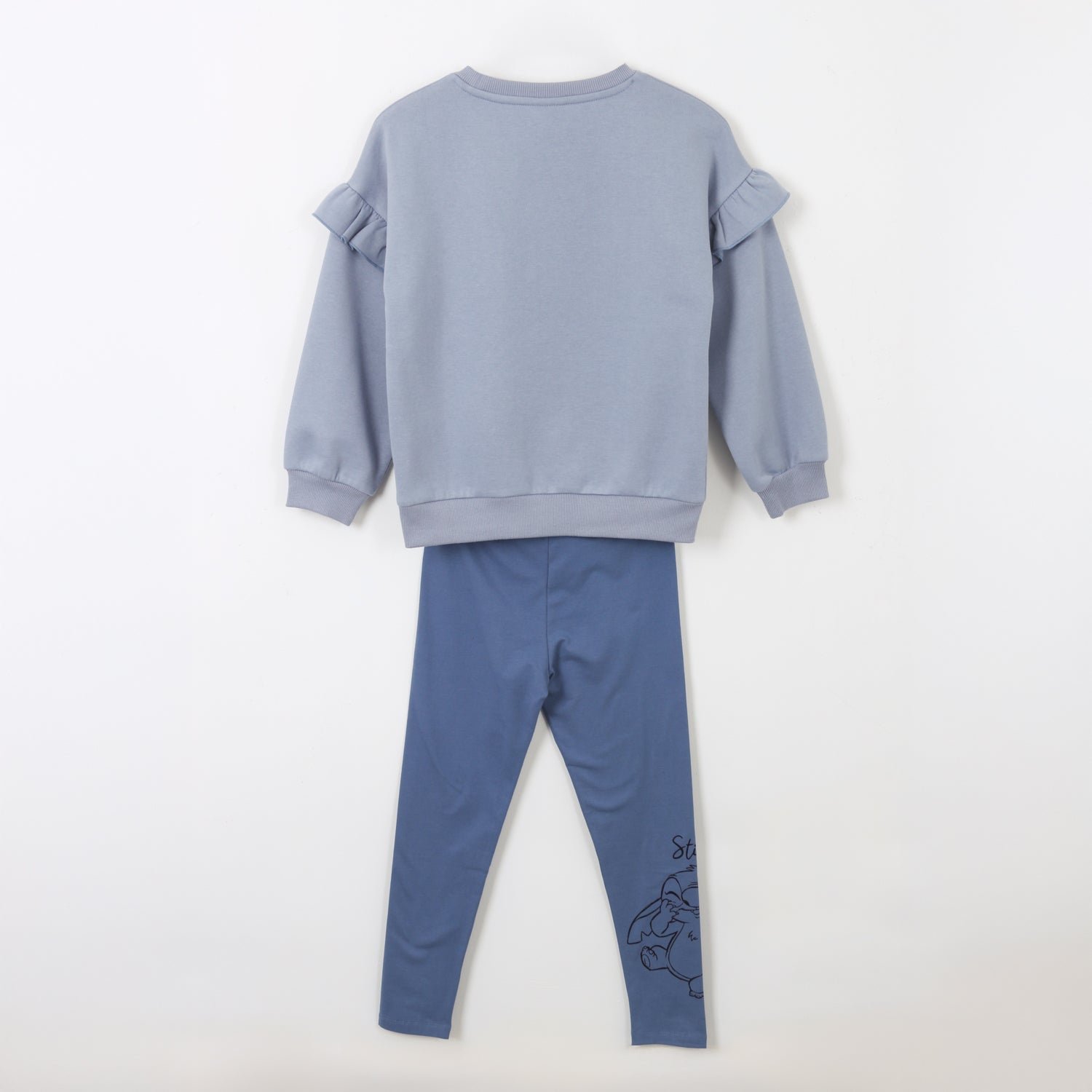 Conjunto de Buzo Niña Lilo & Stitch Smile Celeste Disney