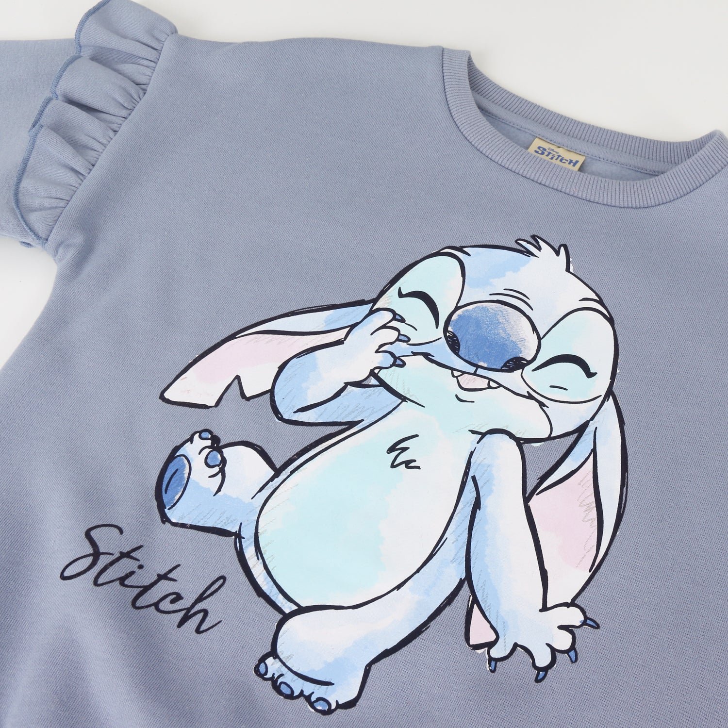 Conjunto de Buzo Niña Lilo & Stitch Smile Celeste Disney