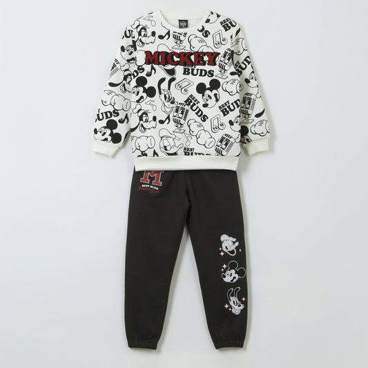 Conjunto Buzo Niño Full Print Mickey Mouse Negro Disney - Buzos Chile | The Brands Club cl