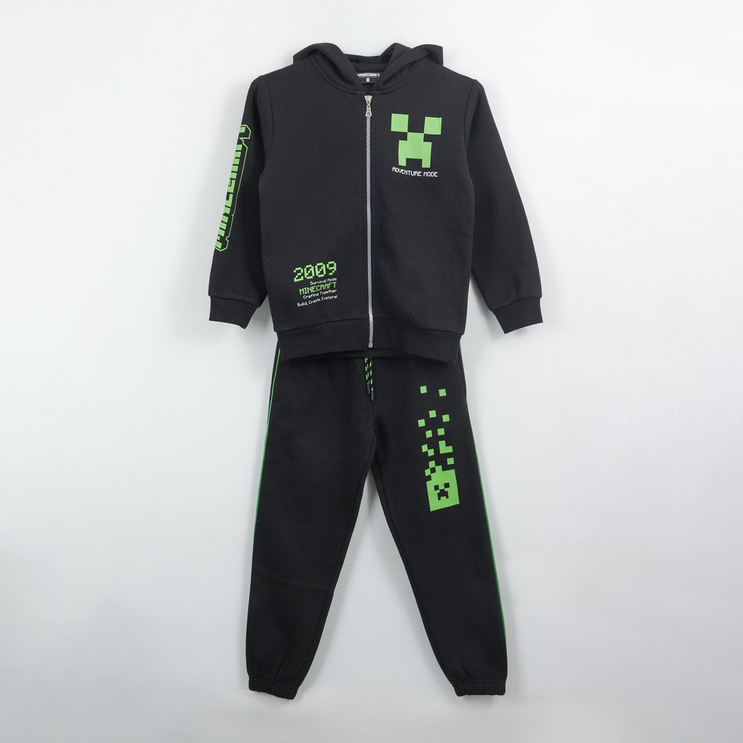 Conjunto Buzo Niño Adventure Mode Negro Minecraft - Buzos Chile | The Brands Club cl