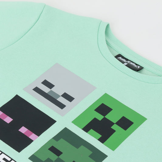 Conjunto Buzo Niño Personajes Verde Minecraft - Buzos Chile | The Brands Club cl