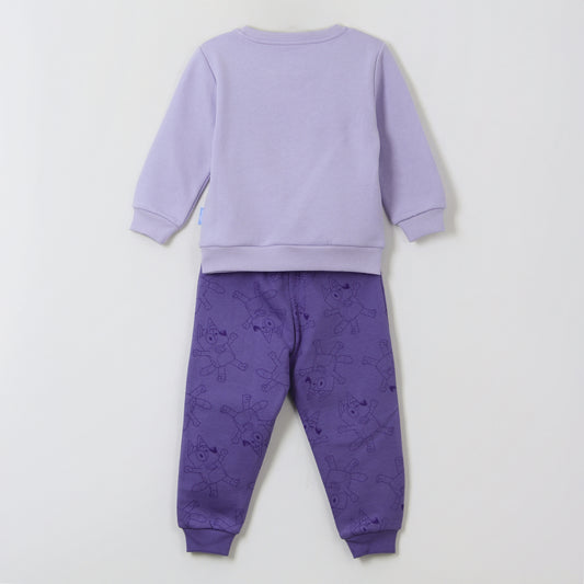 Conjunto Buzo Niña Hooray Scooter Morado Bluey - Buzos Chile | The Brands Club cl