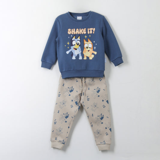 Conjunto Buzo Niño Shake it Azul Bingo & Bluey - Buzos Chile | The Brands Club cl