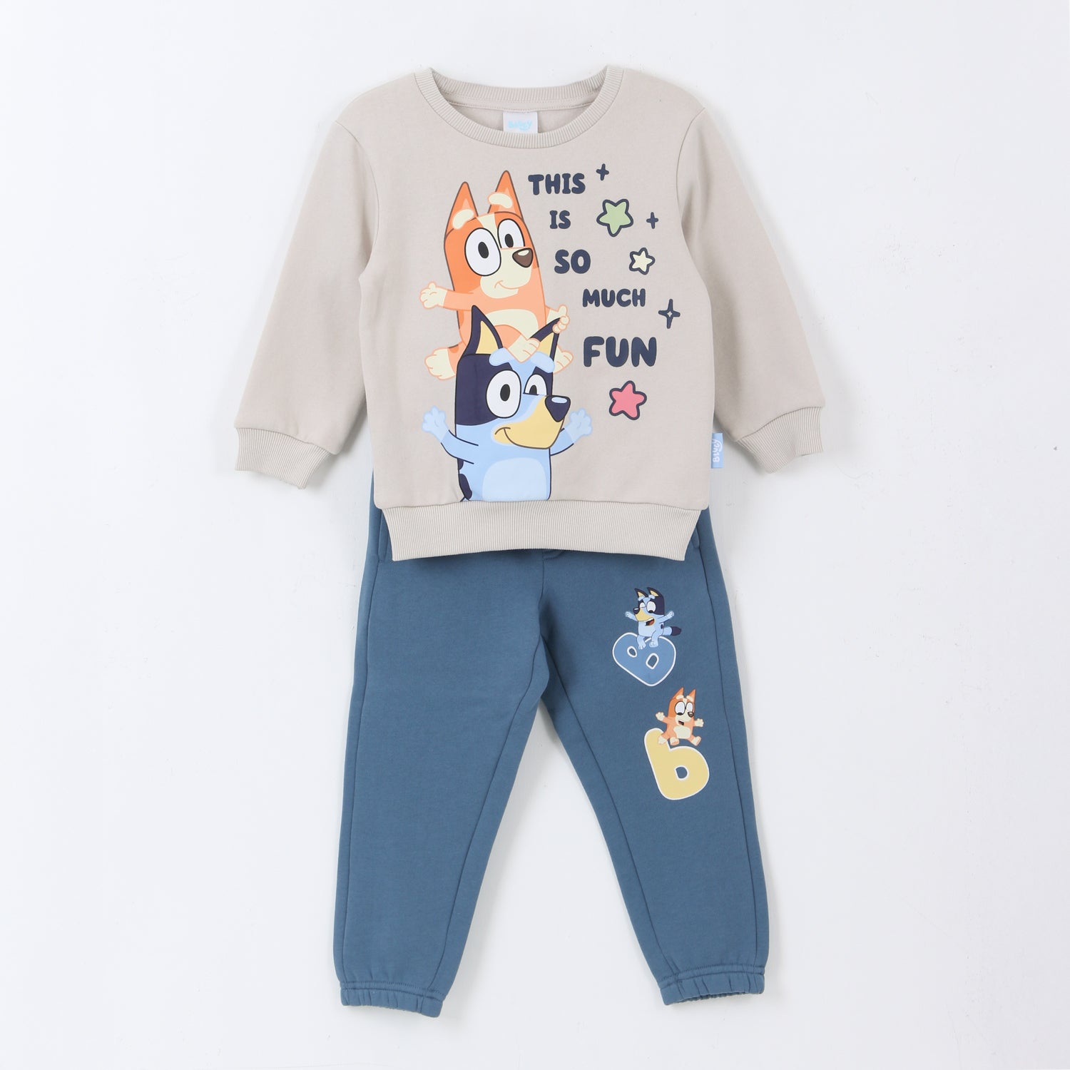 Conjunto Buzo Niño Fun Beige Bingo & Bluey - Conjuntos Chile | The Brands Club cl
