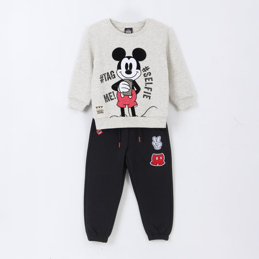 Conjunto Buzo Niño Selfie Mickey Mouse Blanco Disney - Conjuntos Chile | The Brands Club cl