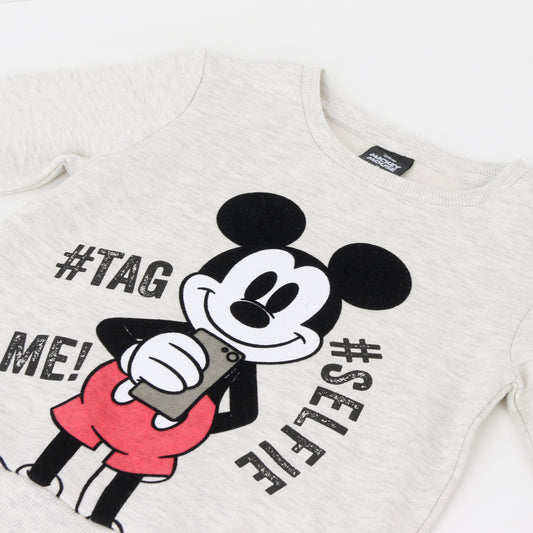 Conjunto Buzo Niño Selfie Mickey Mouse Blanco Disney - Conjuntos Chile | The Brands Club cl